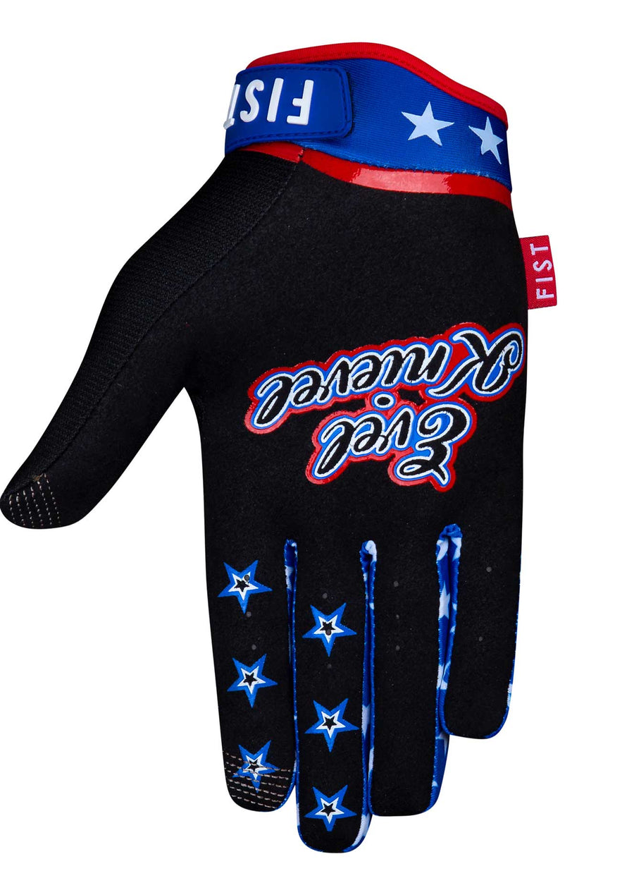 FIST Handwear Evel Knievel black Youth gloves mx moto bmx mountain bike back
